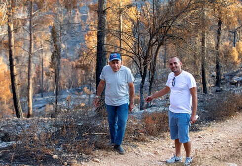 בשריפה בהרי ירושלים הצליח הדר סיטון לאתר ולחלץ את חיים גכט מהתופת 