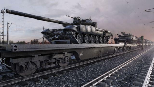 טנקים רוסיים בגבול אוקראינה
