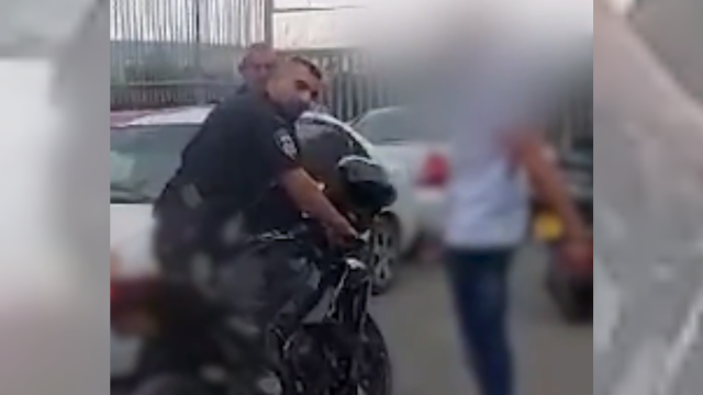 אופנוע משופר שנתפס ע"י המשטרה